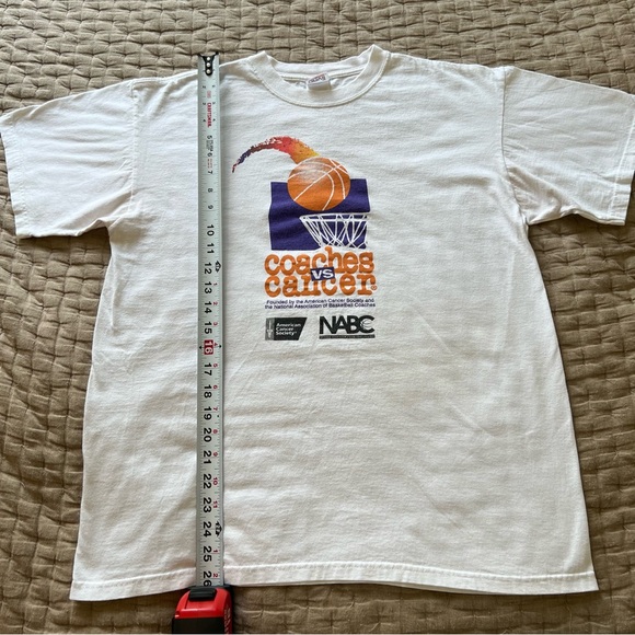 Coaches vs Cancer Promo NCAA Basketball Shirt Size Large - Picture 5 of 5